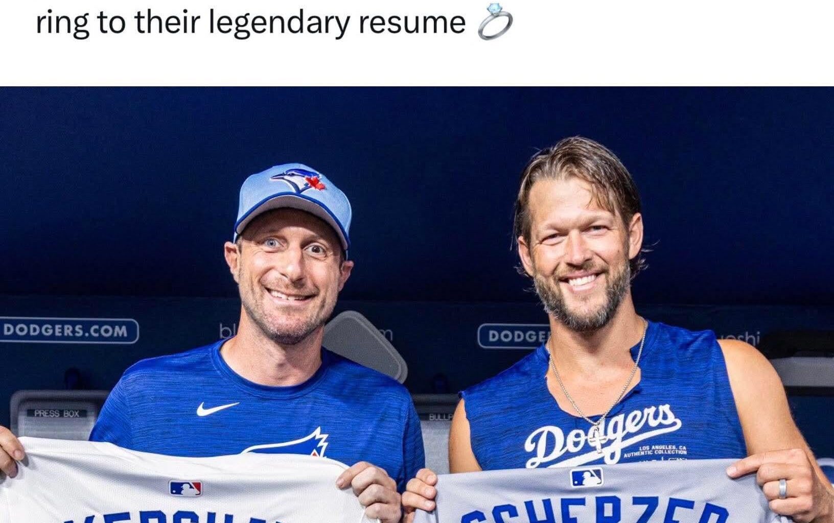 Clayton Kershaw and Max Scherzer are legends forever