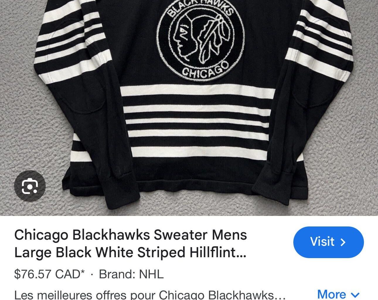 Looking for a Hillflint Black Striped Sweater Jersey