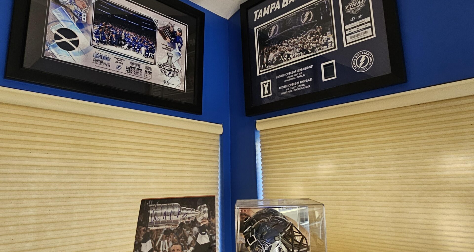 Bolts swag in its new home