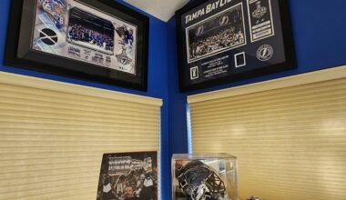 Bolts swag in its new home