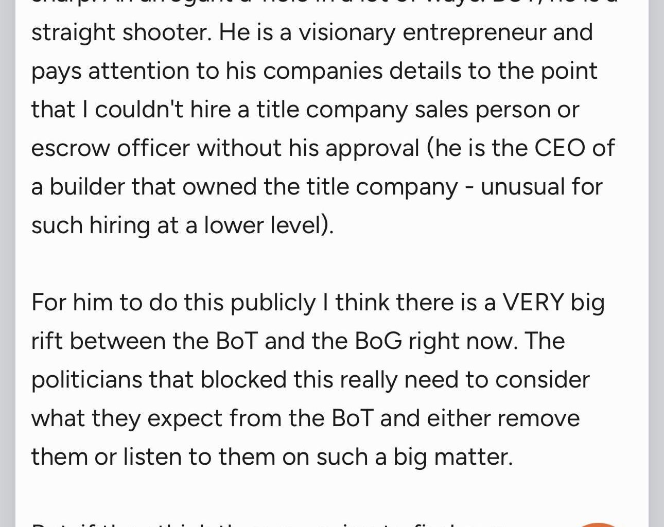 I found this little tidbit on the new owner In a UF forum.. should be interesting