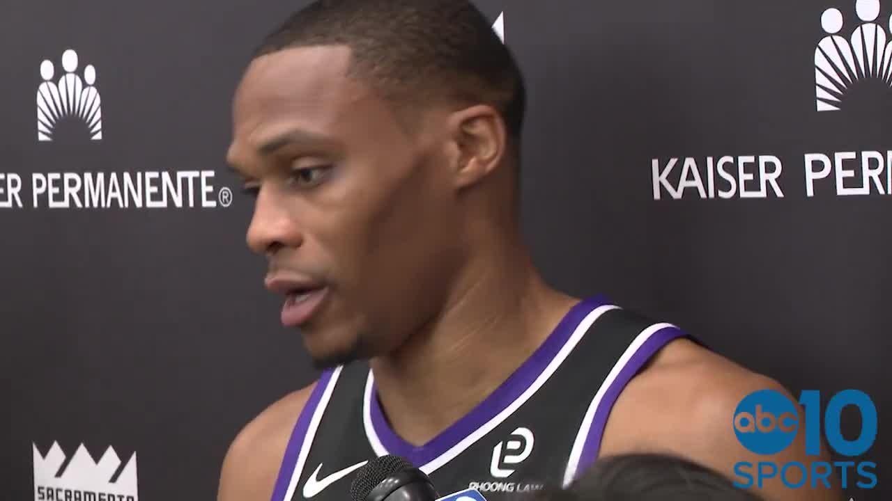 Russell Westbrook on potentially retiring after this season: “Yeah right.” 😭