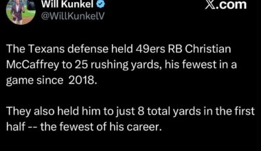 We shut down McCaffrey