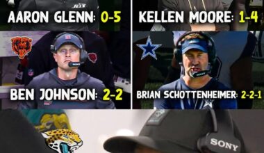 Records of first year head coaches