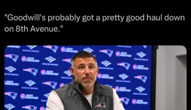 Vrabel revenge game, pats gonna score 50 points and get 50 sacks