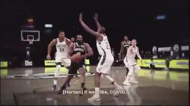 Kevin Durant talks about James Harden leaving Brooklyn: “Ask him about that shit…about why he left Brooklyn like that [laughs], hopefully since he on the Netflix special, he going to be a lil more real than he would be doing a press conference about it”