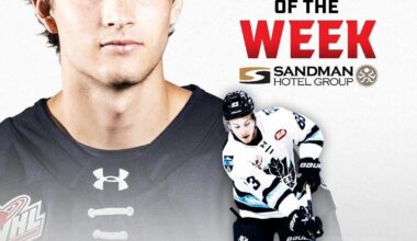 Jacob Kvasnicka named WHL Rookie of the Week