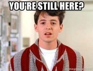 Waking up today and not seeing Petzing fired.