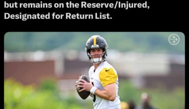 QB Will Howard designated for 21 day return from IR, back to practice today!