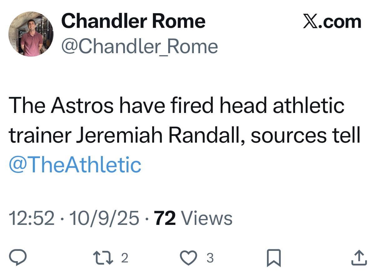 Randall gone too