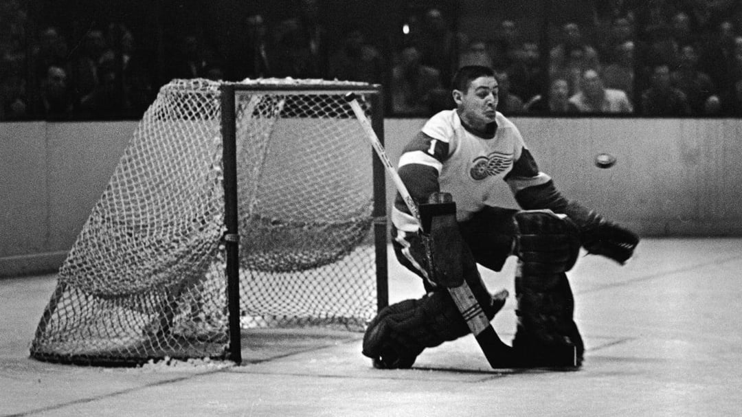 Terry Sawchuk for 1 day until the Red Wings opener vs Montreal!