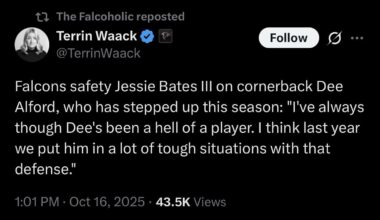 Falcons players really did not like Jimmy Lake 😂