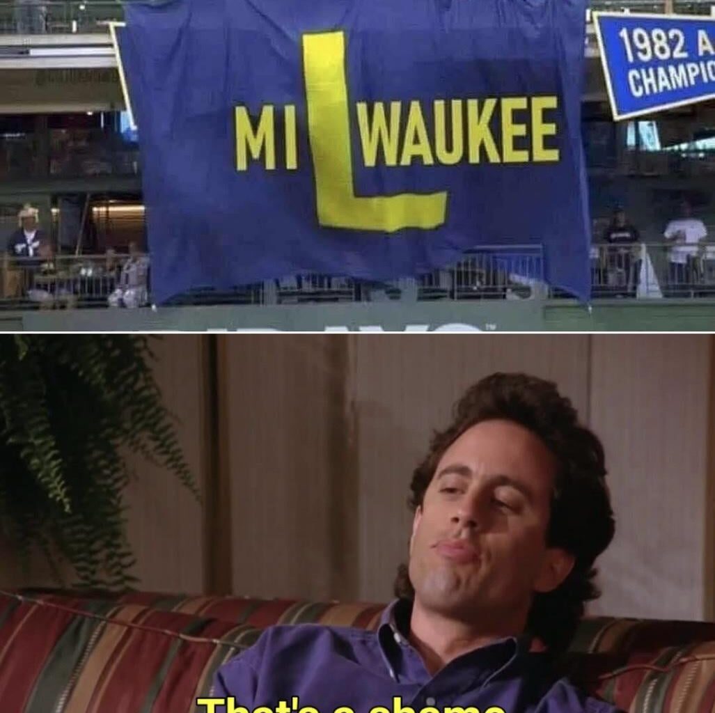 Oh, no. Brewers lose again, dropping to 0-2 in the NLCS.