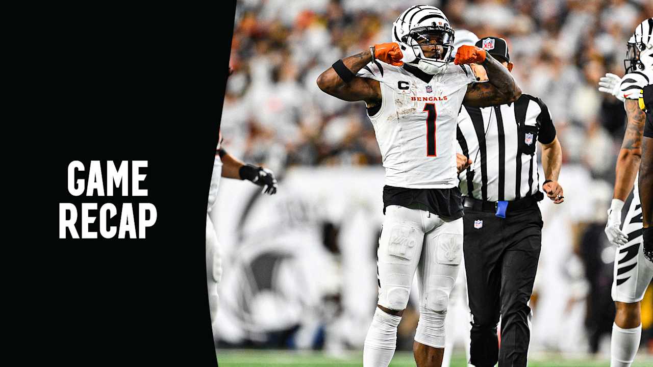 Bengals Defeat Steelers on Thursday Night Football 33-31 | POSTGAME RECAP, NOTES & QUOTES - Bengals.com