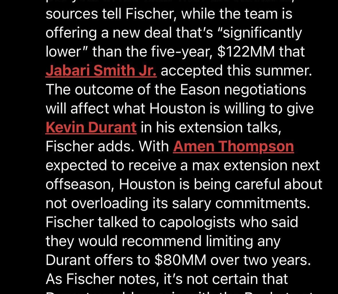 Latest Tari & KD extension rumors