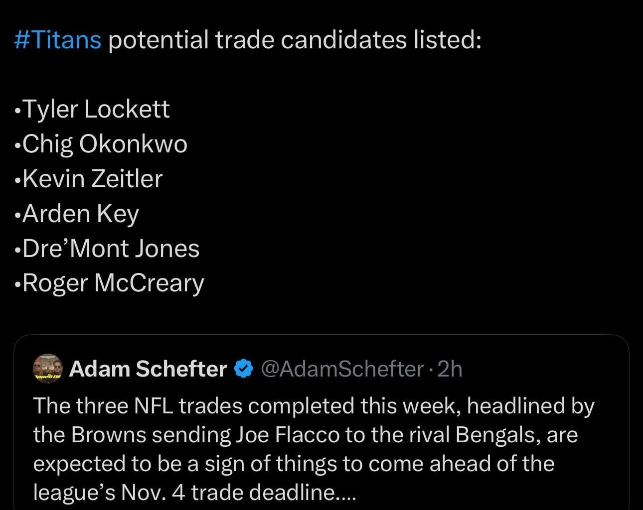 Here are the names to keep an eye on as trades around the league are picking up steam