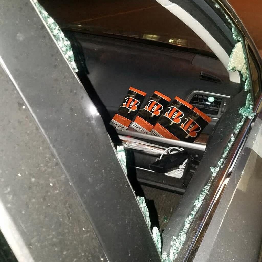 I had two Cincinnati Bengals Tickets in my car. Someone broke my window and left two more 😲