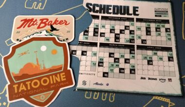 old season schedule magnet recycling