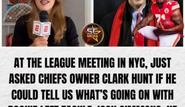 [Starcade Media] ESPN senior NFL writer Kalyn Kahler spoke with Clark Hunt about Josh Simmons & said, "I really can't comment."