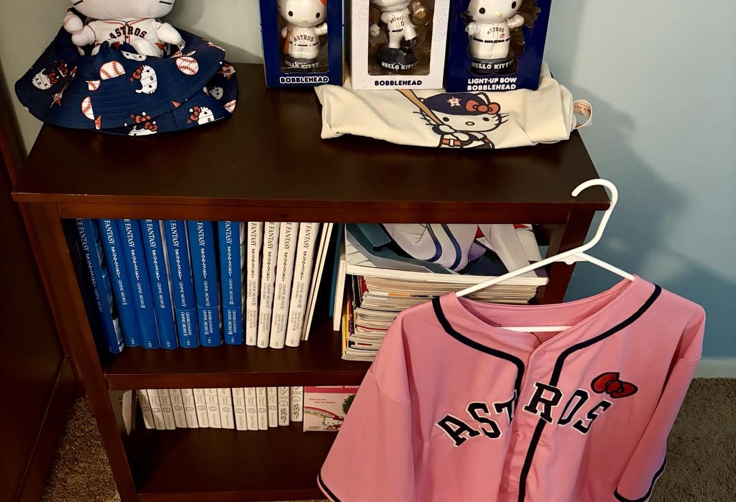 Took a bit of time, but my Hello Kitty Astros collection is up to date (at least until next season)!