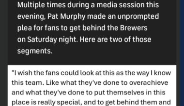 From Murphs lips to God's ears (and hopefully ours) LFG