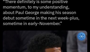 PG expected to make season debut within the next two weeks
