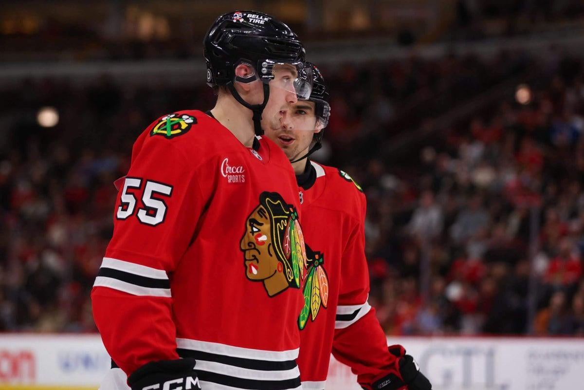 Why Blackhawks’ Wyatt Kaiser has become the perfect partner for ‘unpredictable’ Artyom Levshunov