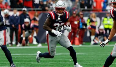 TreVeyon Henderson today: 10 carries 75 yards 7.5 yards a carry