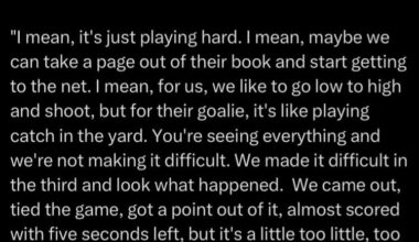 Stolarz Postgame Comments