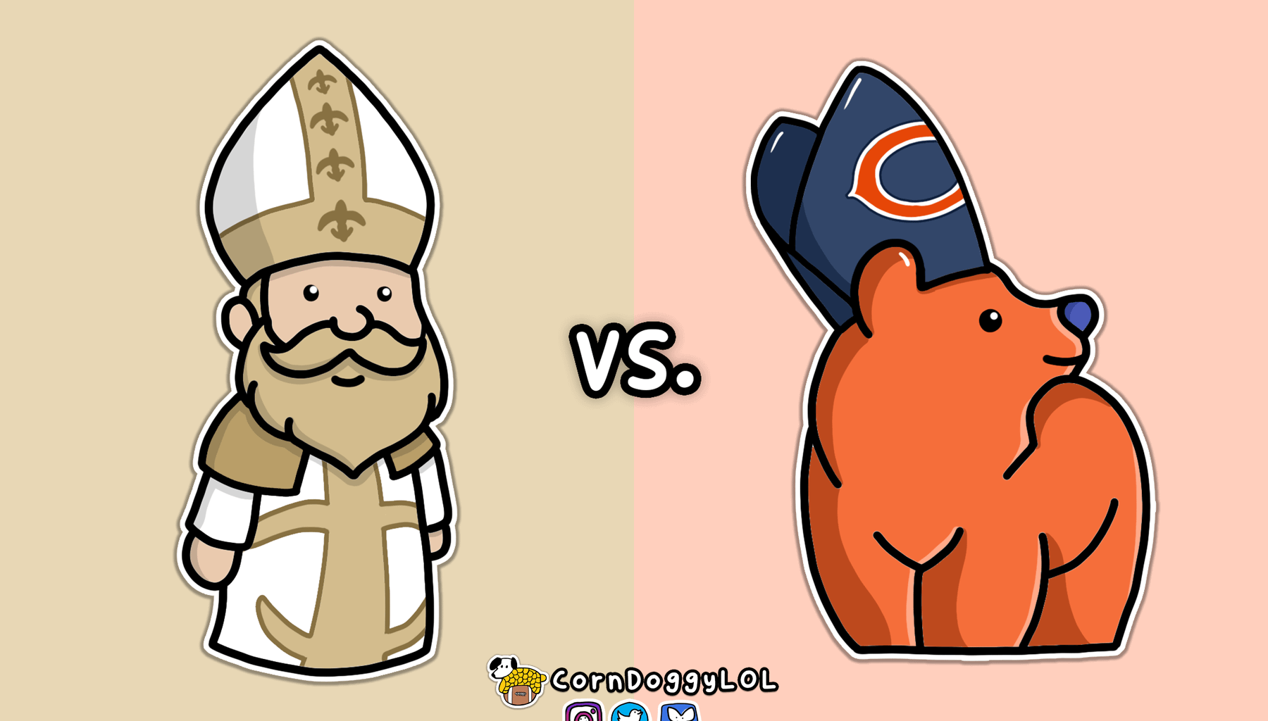 Chicago Bears Week 7 Matchup Doodle :)