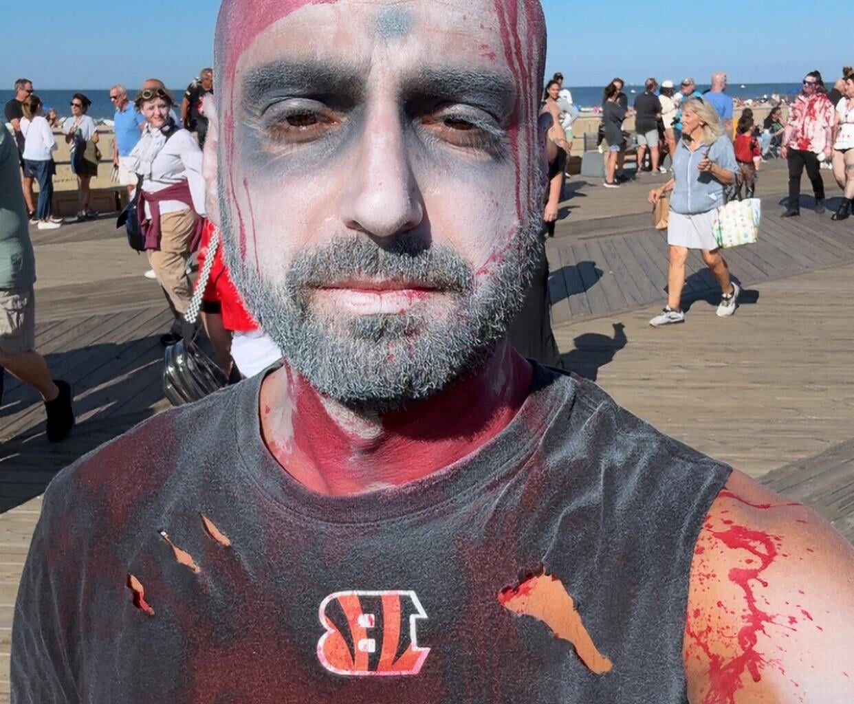 What playing behind a consistently poor O-Line does to a mfer