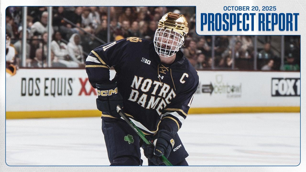 Islanders Prospect Report: Oct. 20, 2025 | New York Islanders