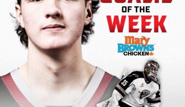 Burke Hood named WHL goalie of the week