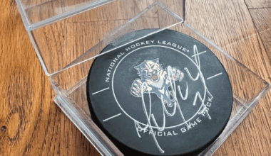 Who signed this puck?