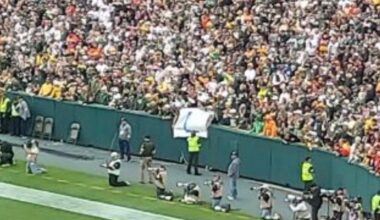 Someone’s flying the L at the Green Bay Packers game today.
