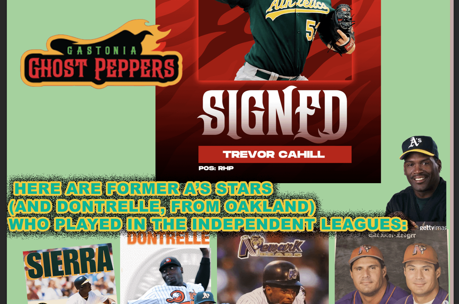 How to make the Ballers even more Baller: Let them sign old MLB stars (ok fine burnouts) like they do in other Indy leagues. Trevor Cahill played pro baseball this year! And other old friends did in their day.  Who would you want them to sign?