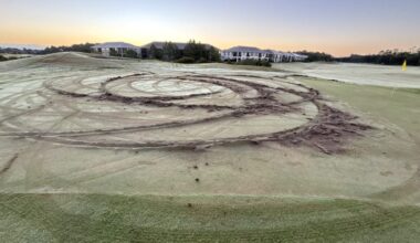 Florida golf course hit with $100K in damages over 'donut' joyride, police say