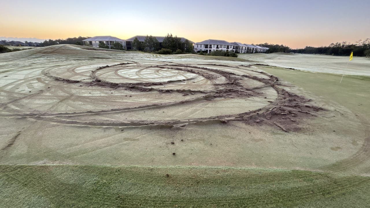 Florida golf course hit with $100K in damages over 'donut' joyride, police say