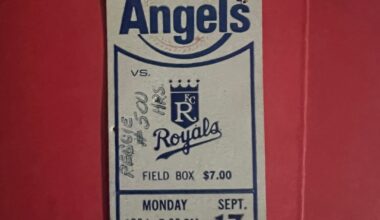 Reggie #500 game ticket