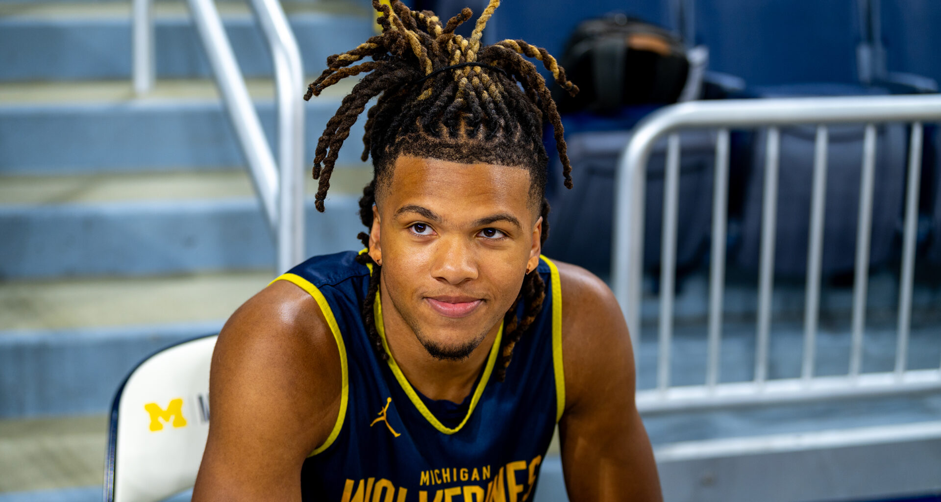 Freshman Trey McKenny built for Michigan