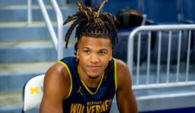 Freshman Trey McKenny built for Michigan