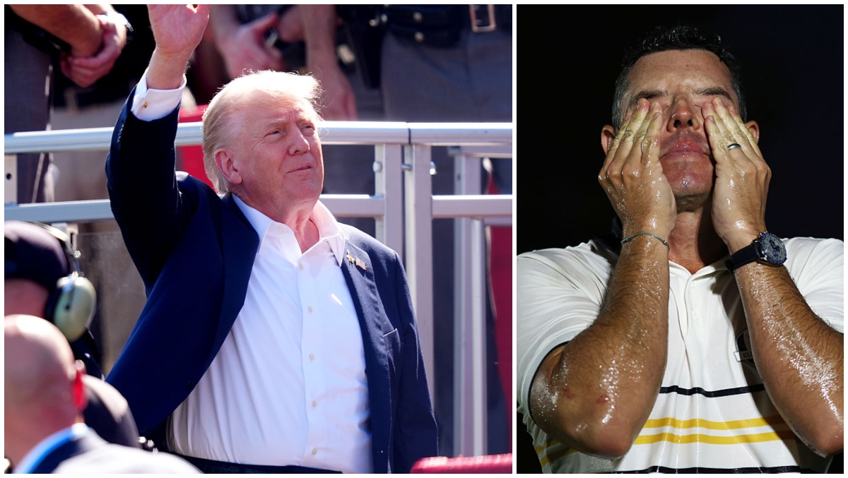 Donald Trump Has Three-Word Response To Rory McIlroy's Taunts