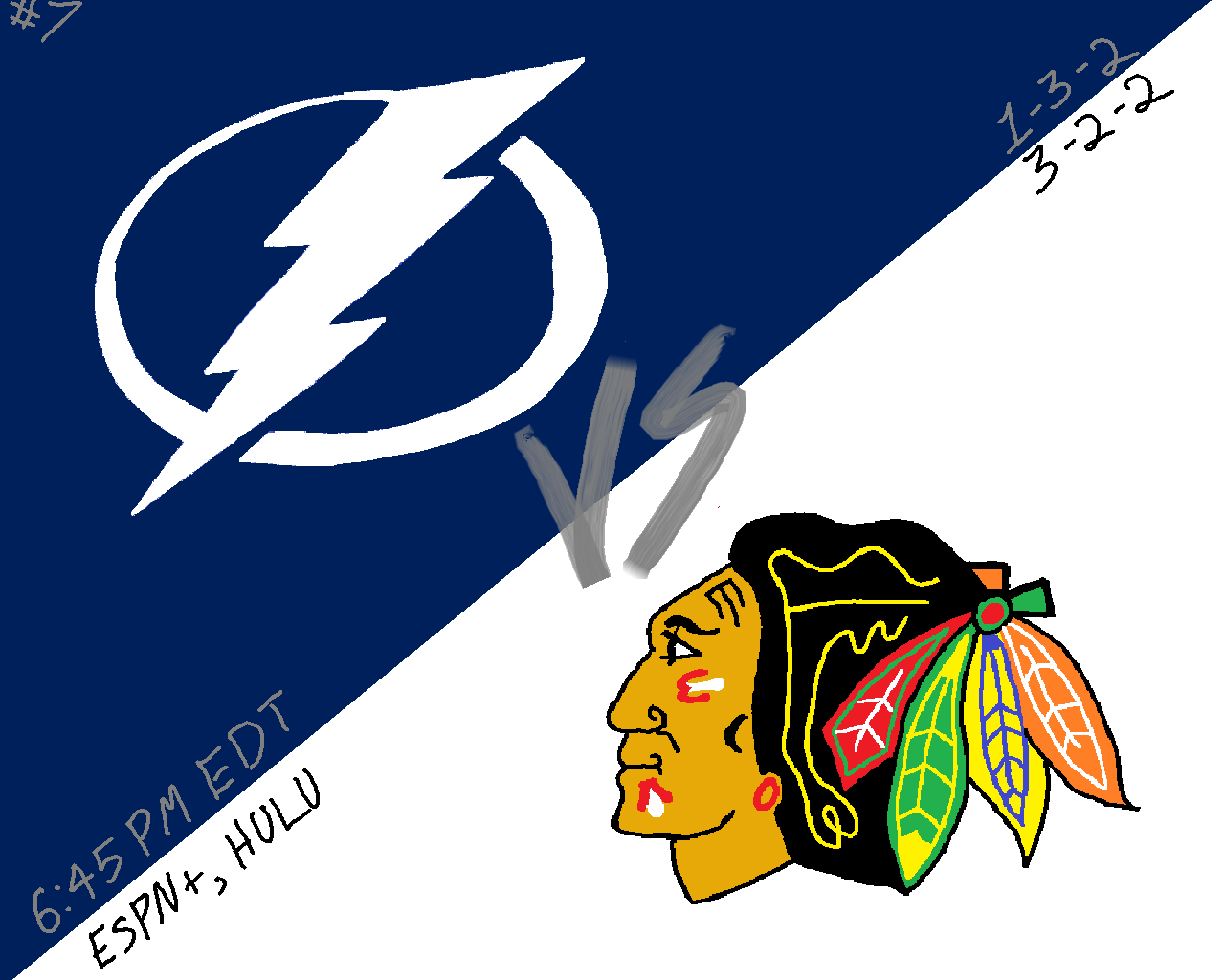 [PREGAME] Tampa Bay Lightning vs Chicago Blackhawks - 6:45pm EDT - 10/23/25 - ESPN+ - Fuck ESPN+ Edition