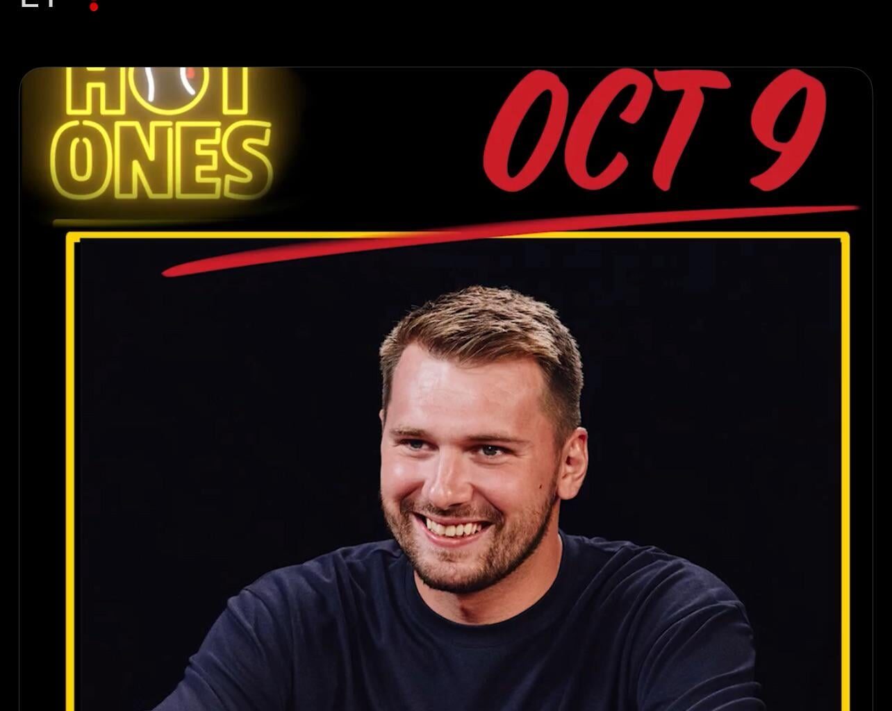 Luka on HotOnes on Thursday 🤔