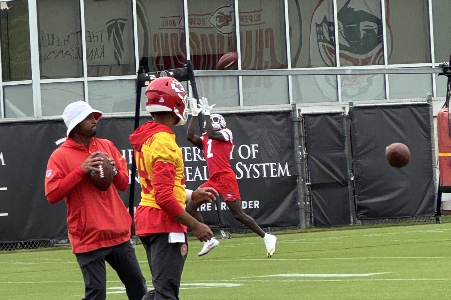Visual Proof of Worthy at practice on 10/10/25