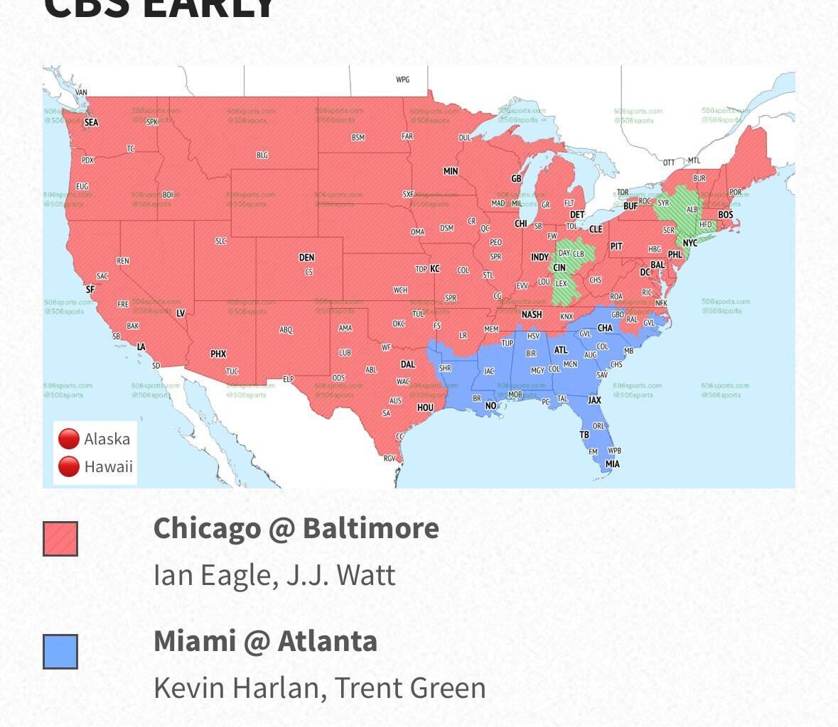 506Sports maps for week 8