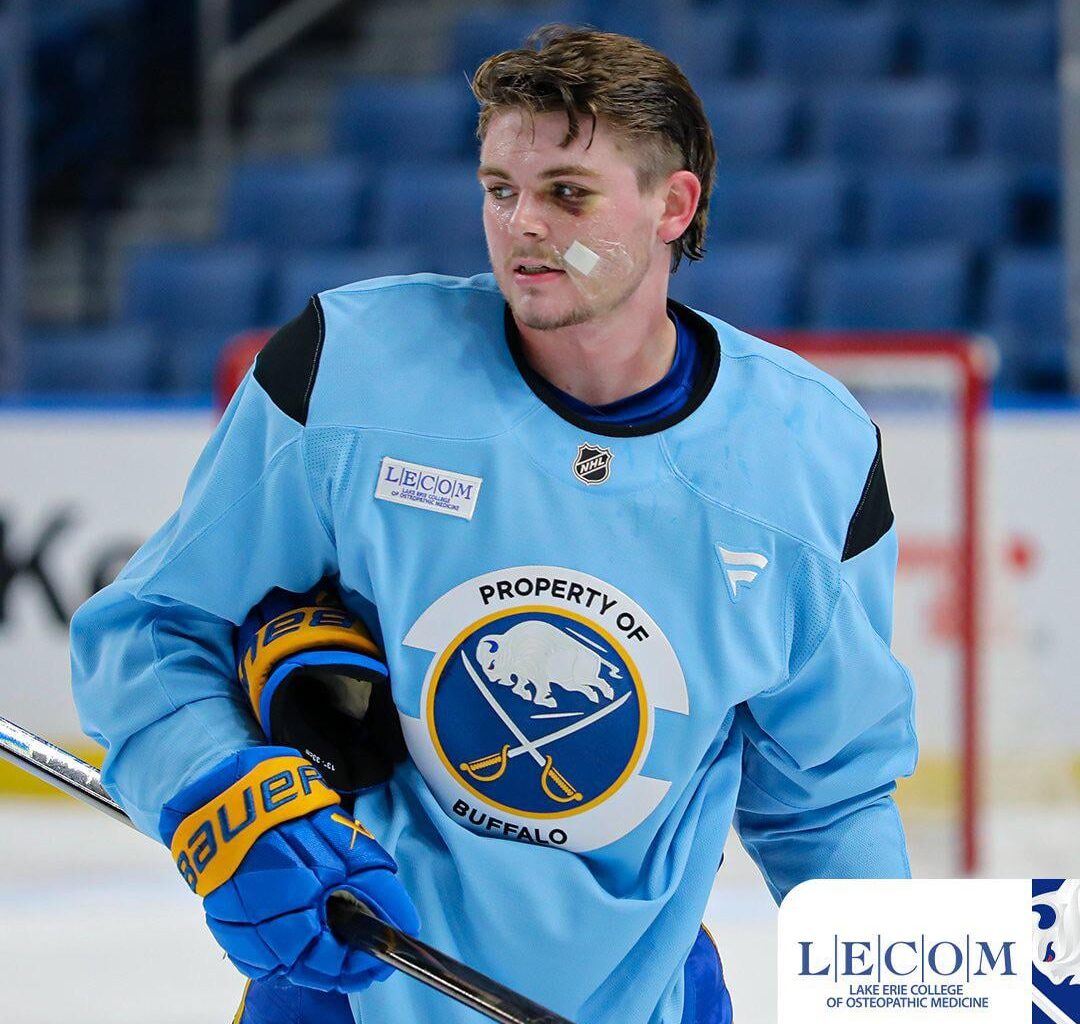 Photo of Zach Benson from practice