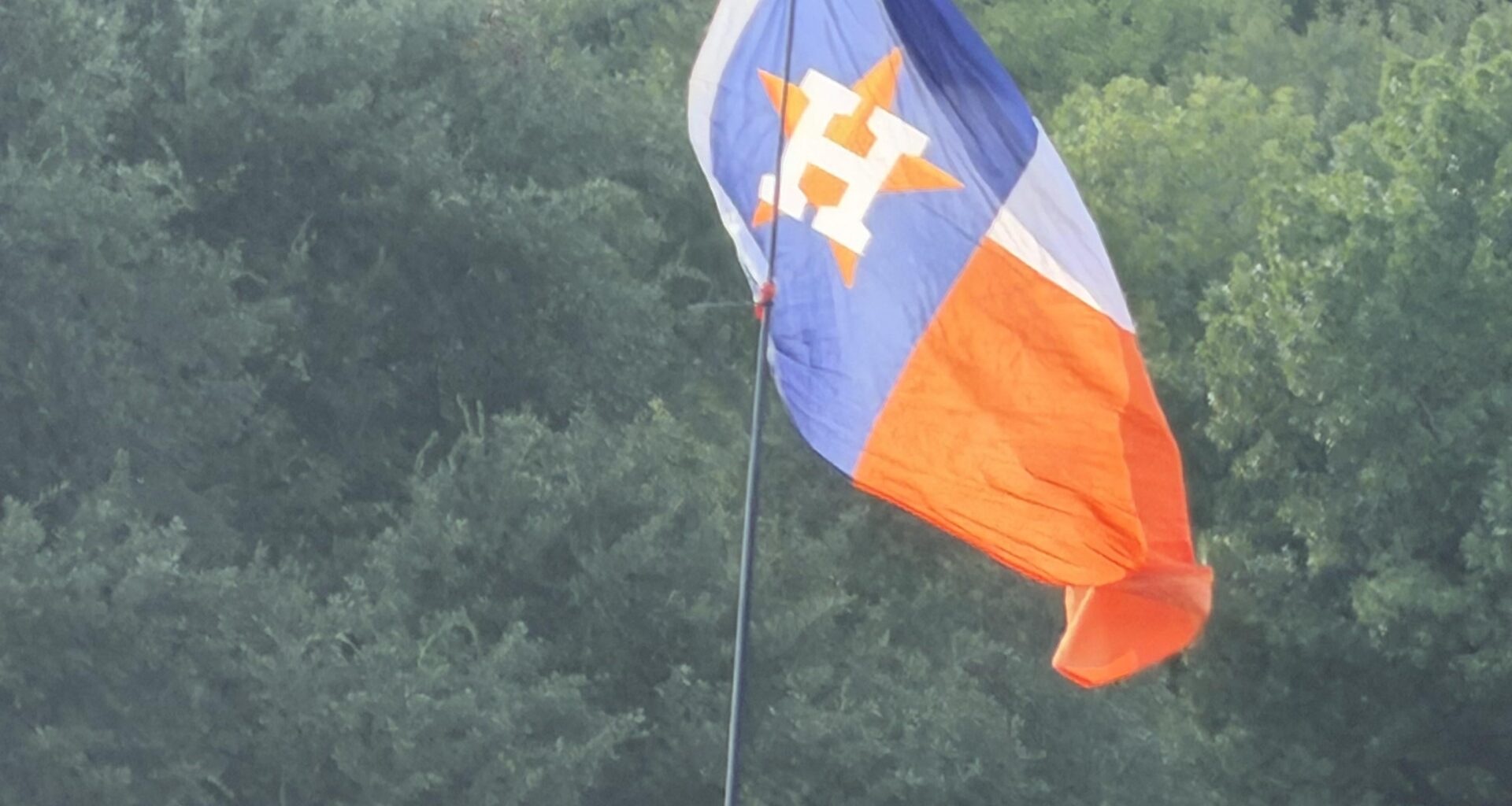 The flag doth wave! At ACL Fest