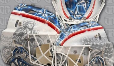 Fedotov's New Goalie Helmet