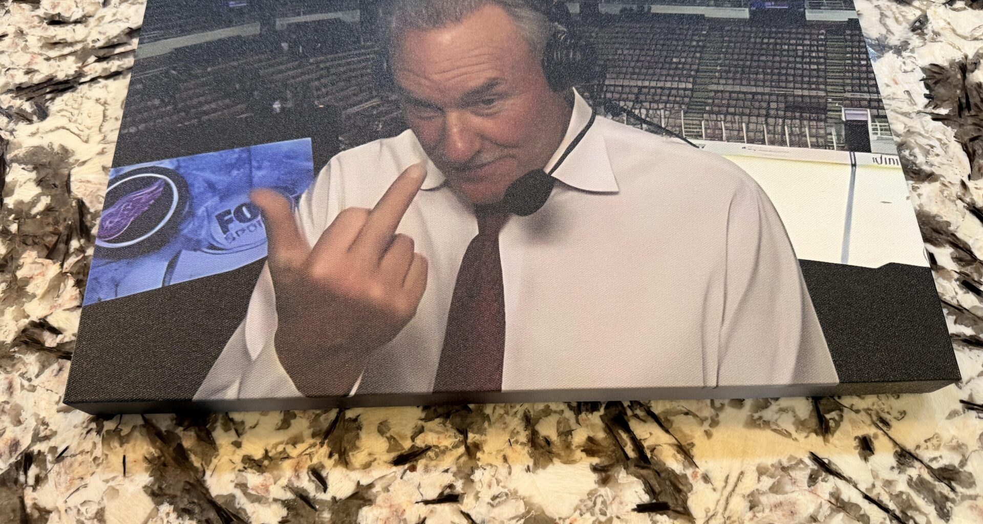 The newest addition to my Red Wings themed bar!